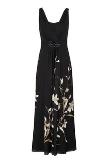 Jacques Vert Iris Border Print Maxi Dress - Lyst