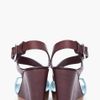 Jil Sander Turquoise Two Tone Wedges in Blue (turquoise) - Lyst