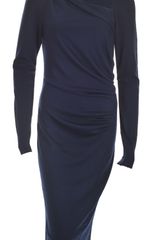 Joseph Liz Wool Slash Neck Dress 