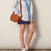 Marc Jacobs Ginghamprint Organza Shirt in Blue - Lyst