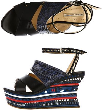  Jungle Wedge Sandals 