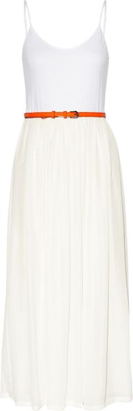  Raspoutine Jersey and Chiffon Maxi Dress 