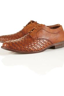 Topman Spartan Weave Gibson Shoes - Lyst