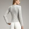 Armani Ruffletrim Jacket in Gray (corda) - Lyst