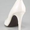 Bottega Veneta Patent Leather Dorsay Pump in White (eggshell) - Lyst