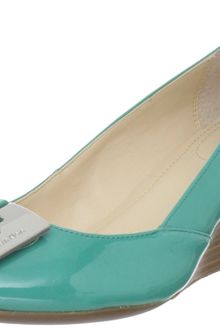 Calvin Klein Calvin Klein Womens Sue Patent Wedge Pump - Lyst