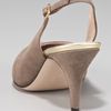 Ferragamo Canvas Slingback in Gray (elephant (grey)) - Lyst