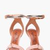 Lanvin Peach Beige Suede Heels in Beige - Lyst