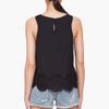 Marc By Marc Jacobs Black Palmetto Eyelet Tank Top in Black - Lyst