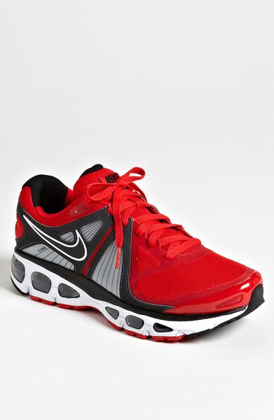 red and gray nikes