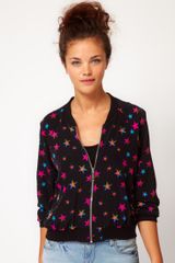 River Island River Island Star Print Bomber