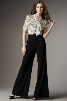Alice + Olivia Paula Belted Highwaist Pants - Lyst
