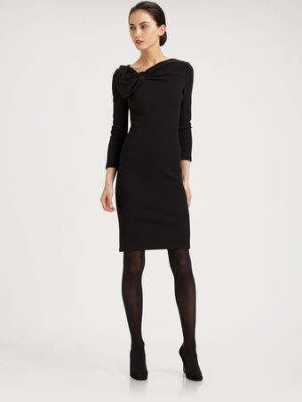  Bow Drape Dress 