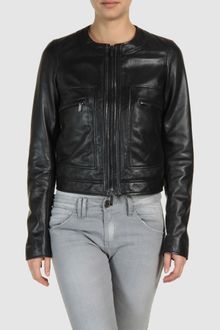 Calvin Klein Calvin Klein Collection Leather Outerwear - Lyst