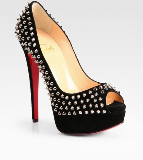 black studded louboutin