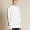 Comme Des Garçons Borad Stripe Ester Mesh Cuff Shirt in White for Men - Lyst