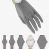 Michael Kors Crystal Accented Acetate Multifunction Watch in Beige - Lyst
