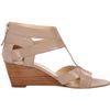 Nine West Nine West Womens Pipinhot Wedge Sandal in Beige (light grey leather) - Lyst