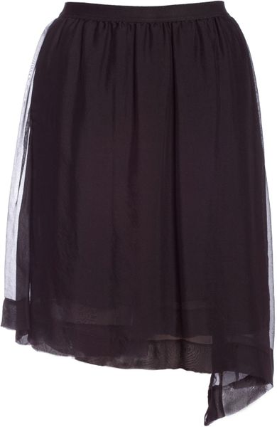 Rick Owens Skirt in Black - Lyst