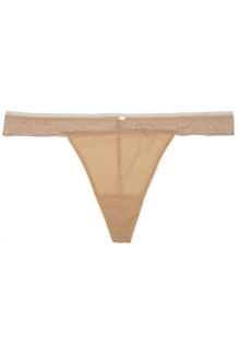 Calvin Klein Naked Glamour Lace Thong - Lyst