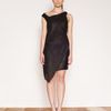 Helmut Lang Laser Leather Dress in Black - Lyst