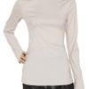 Jil Sander Stretch Cottonblend Shirt in Beige - Lyst