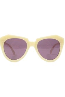 Karen Walker Number One Sunglasses Vanilla Wood - Lyst