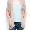 Mango Knit Cardigan in Beige - Lyst