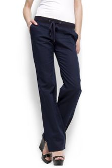 Mango Wide Leg Trousers - Lyst