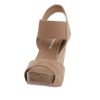 Pied A Terre Lantana P Wedge Sandals in Beige (natural) - Lyst