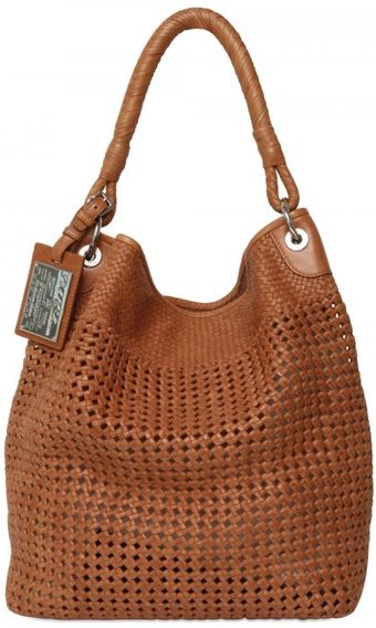  Woven Leather Top Handle 