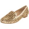 Steve Madden Steve Madden Womens Studlyy Flat in Gold - Lyst