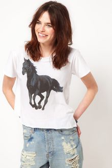 Wildfox Wildfox White Label Black Stallion Tee - Lyst