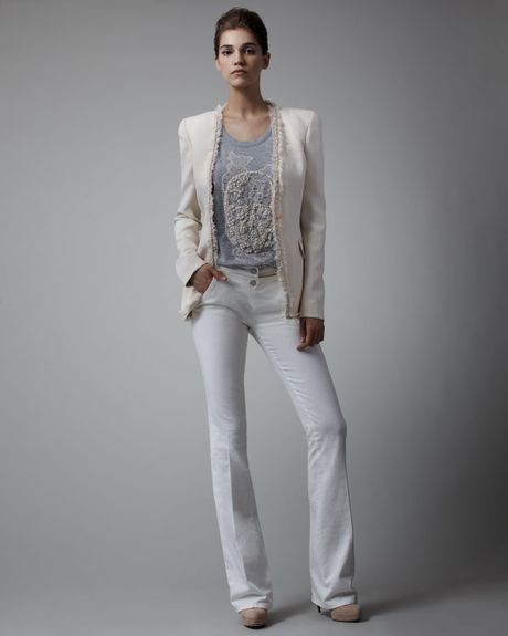 Alexander Mcqueen Sailor Pants in White - Lyst