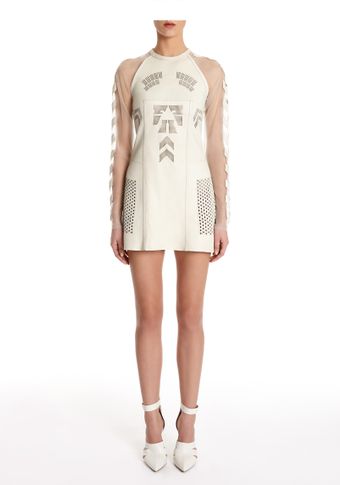  Stadium Laser Cut Long Sleeve Performance Dress 