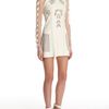 Alexander Wang Stadium Laser Cut Long Sleeve Performance Dress in White (parchment) - Lyst