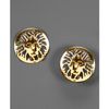 Anne Klein Goldtone Button in Gold - Lyst