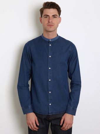  Apc Mens Grandad Shirt 