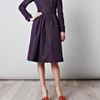 Burberry Prorsum Full Skirted Trench Coat in Purple - Lyst