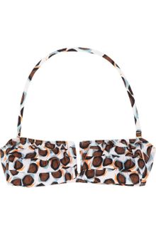 Diane Von Furstenberg Claudia Ruffled Bandeau Bikini Top - Lyst