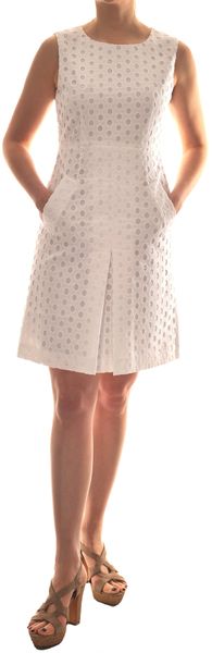 Diane Von Furstenberg Carpreena Broderie Anglaise Cotton Dress - Lyst