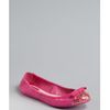 Dior Pivoine Quilted Cannage Patent Bow Detail Ballet Flats in Pink - Lyst