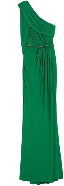 Elie Saab 1 Shoulder Long Dress - Lyst