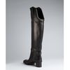 Gucci Black Leather Tall Riding Boots in Black - Lyst