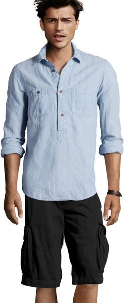 H&m Cargo Shorts in Black for Men - Lyst