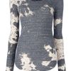 Isabel Marant Bleached Top in Gray (grey) - Lyst