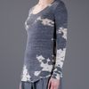 Isabel Marant Bleached Top in Gray (grey) - Lyst