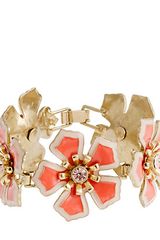 J.Crew Flower Patch Bracelet