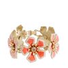 J.crew Flower Patch Bracelet in Red (fresh mango) - Lyst