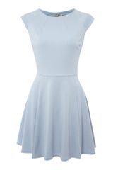 John Zack Cap Sleeve Tunic Ponte Dress